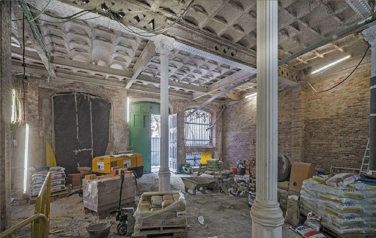 Loft avant rénovation, chantier