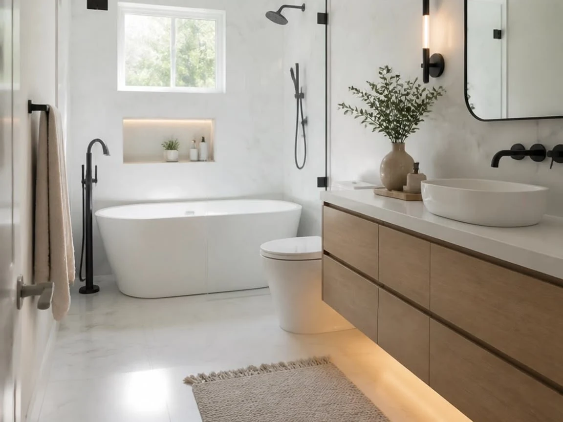 Salle de bain après rénovation