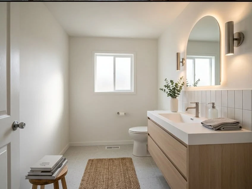 Salle d'eau après rénovation